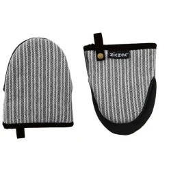 Set 2 maniques Venton Noir, Tiseco