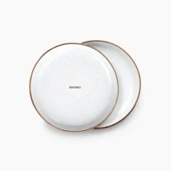 Set de 2 Assiettes en Email, Barebones