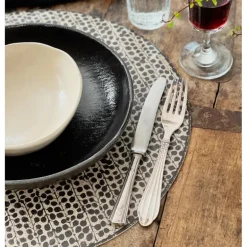 Set de table en vinyle Poppy Black, Beija Flor