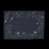 Set de table Lueur d'Hiver Bleu Ardoise, Sylvie Thiriez