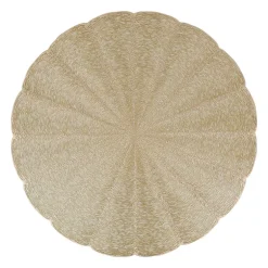 Set de table rond doré 38 cm Lumi, Côté Table