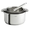Série de 3 casseroles amovibles inox Casteline, Cristel