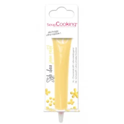 Stylo goût choco Jaune Pastel, ScrapCooking