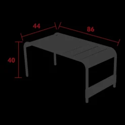 Table basse Luxembourg, Fermob