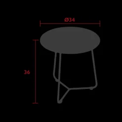 Table d'appoint Cocotte, Fermob