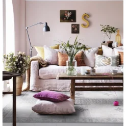 Tapis en vinyle Ema White, Beija Flor