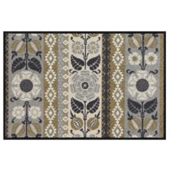 Tapis 50x75cm Bohemian Stripes Taupe, Salonloewe Efia