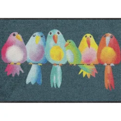 Tapis 50x75cm Rainbow Birds, Salonloewe Efia