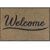 Tapis 50x75cm Simply Welcome Taupe, Salonloewe Efia