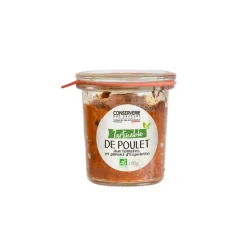 Tartinable de Poulet aux tomates et piment d'Espelette Bio, Conserverie des Saveurs