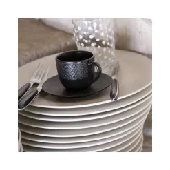 Tasse à café Vésuvio Noir, Table Passion