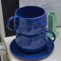 Tasse déjeuner 39cl Empiléo Bleu Gourmet, Degrenne Paris