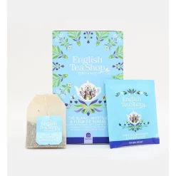 Thé Blanc Bio Myrtille et Fleur de Sureau 20 sachets, English Tea Shop