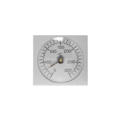Thermomètre four alu brossé