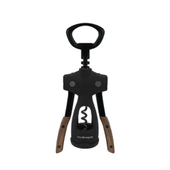 Tire-bouchon à bras Noir Bois, Vin Bouquet