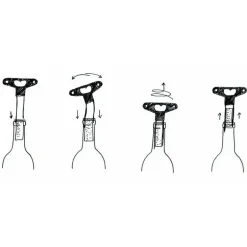 Tire-bouchon Bilame, L'Atelier du vin