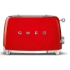 Toaster 2 tranches Années 50 Rouge, SMEG