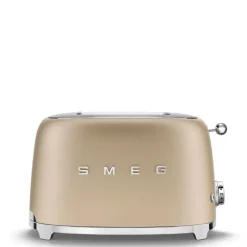 Toaster 2 tranches Années 50 Doré Mat, SMEG