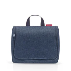 Toiletbag XL Herringbone Dark Blue, Reisenthel