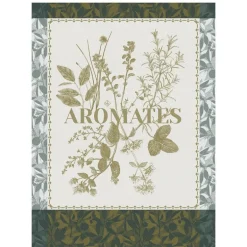 Torchon Aromates Thym, Le Jacquard Français
