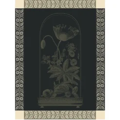 Torchon Curiosités Florales Empire, Le Jacquard Français