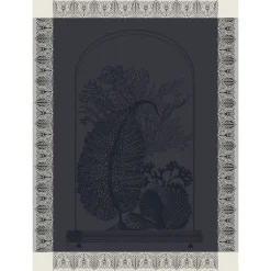 Torchon Curiosités Minérales Charbon, Le Jacquard Français