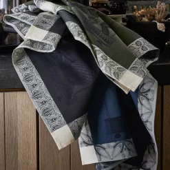 Torchon Curiosités Minérales Charbon, Le Jacquard Français