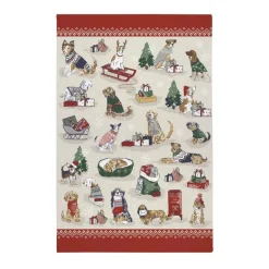 Torchon en coton Merry Mutts, Ulster Weavers