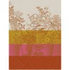 Torchon Floraison Rayé, Le Jacquard Français