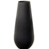 Vase Manufacture Collier Noir Carré haut, Villeroy & Boch