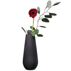 Vase Manufacture Collier Noir Carré haut, Villeroy & Boch