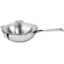 Wok 28 cm amovible inox Casteline, Cristel